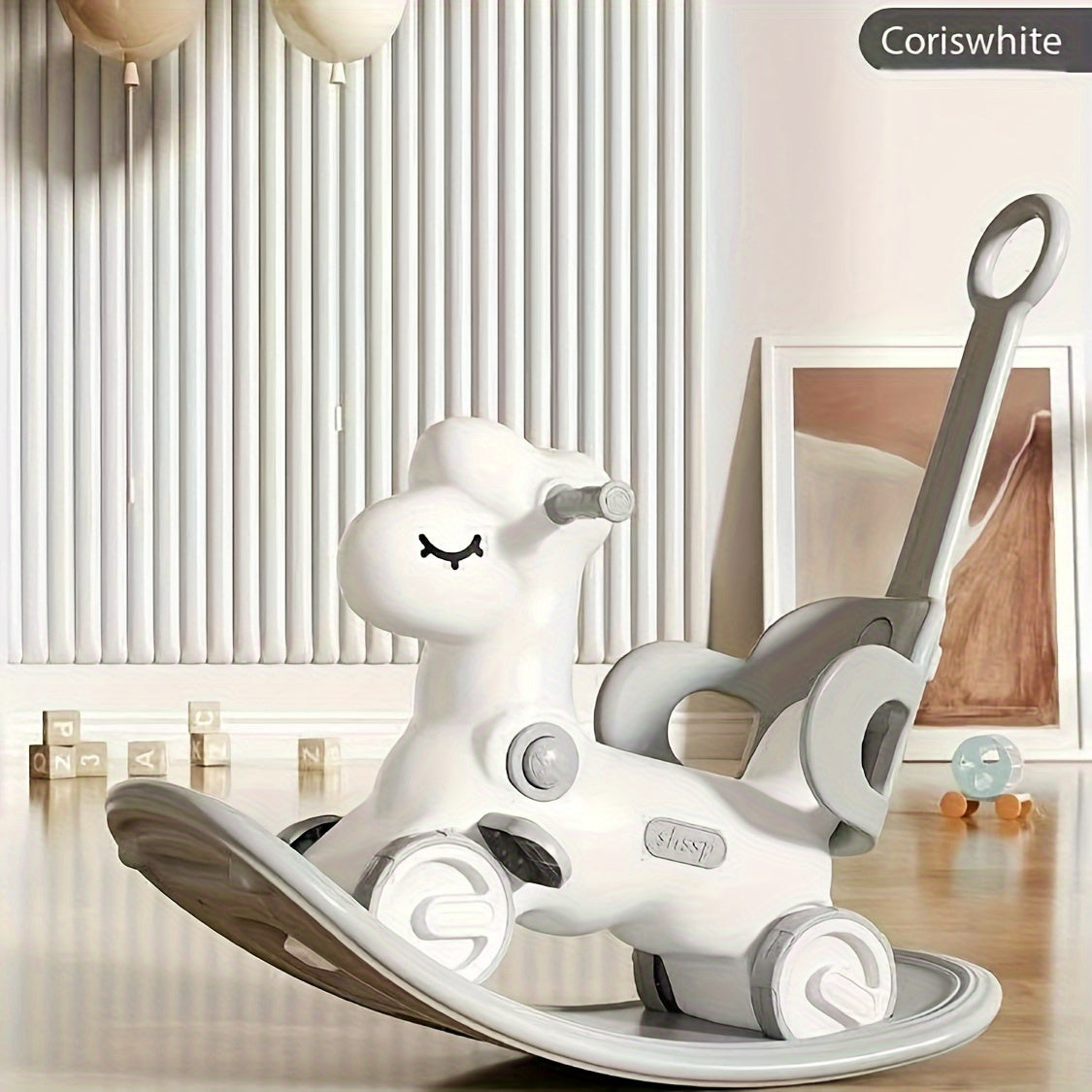 Shining Baby Rocking Horse | Magical fun for your little one - 2-in-1 Rocking Horse and Balance Bike