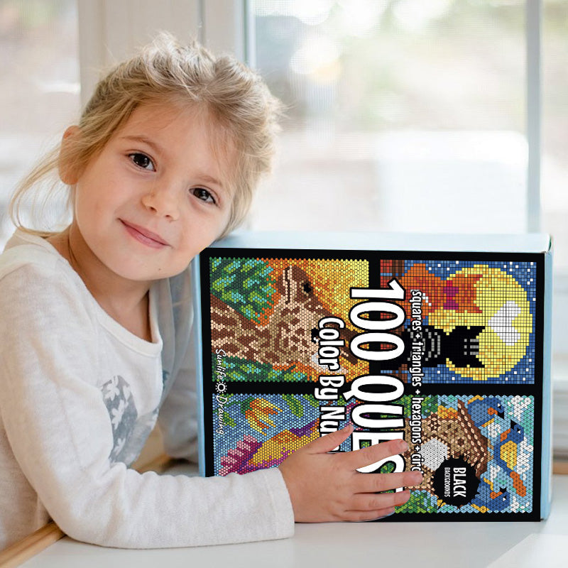 Libro para colorear | Diversión creativa - Libro para colorear educativo con reconocimiento de números