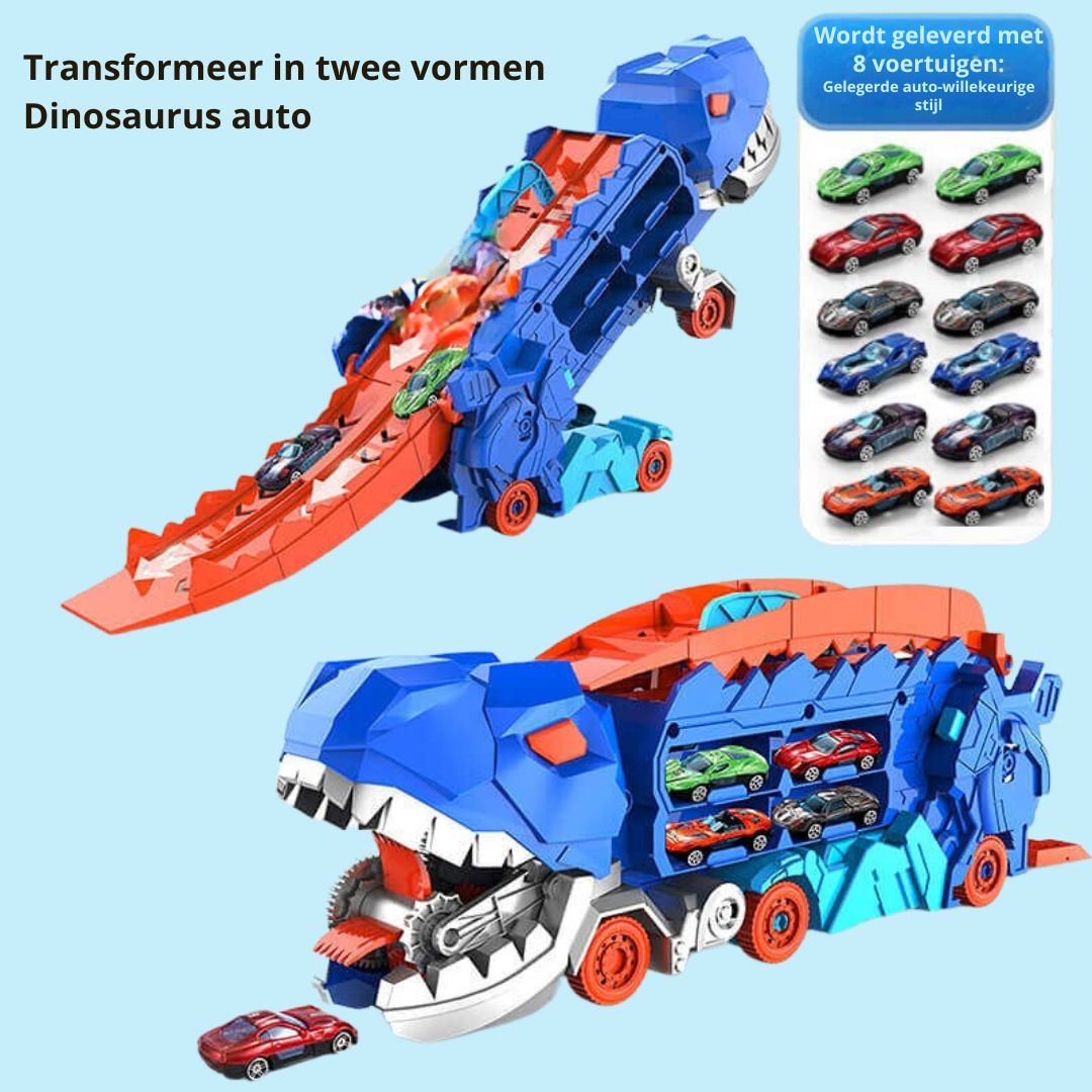 Jurassic Transporter™ | Ultieme speelervaring me raceauto's - Transformeerbare Dinosaurus Vrachtwagen