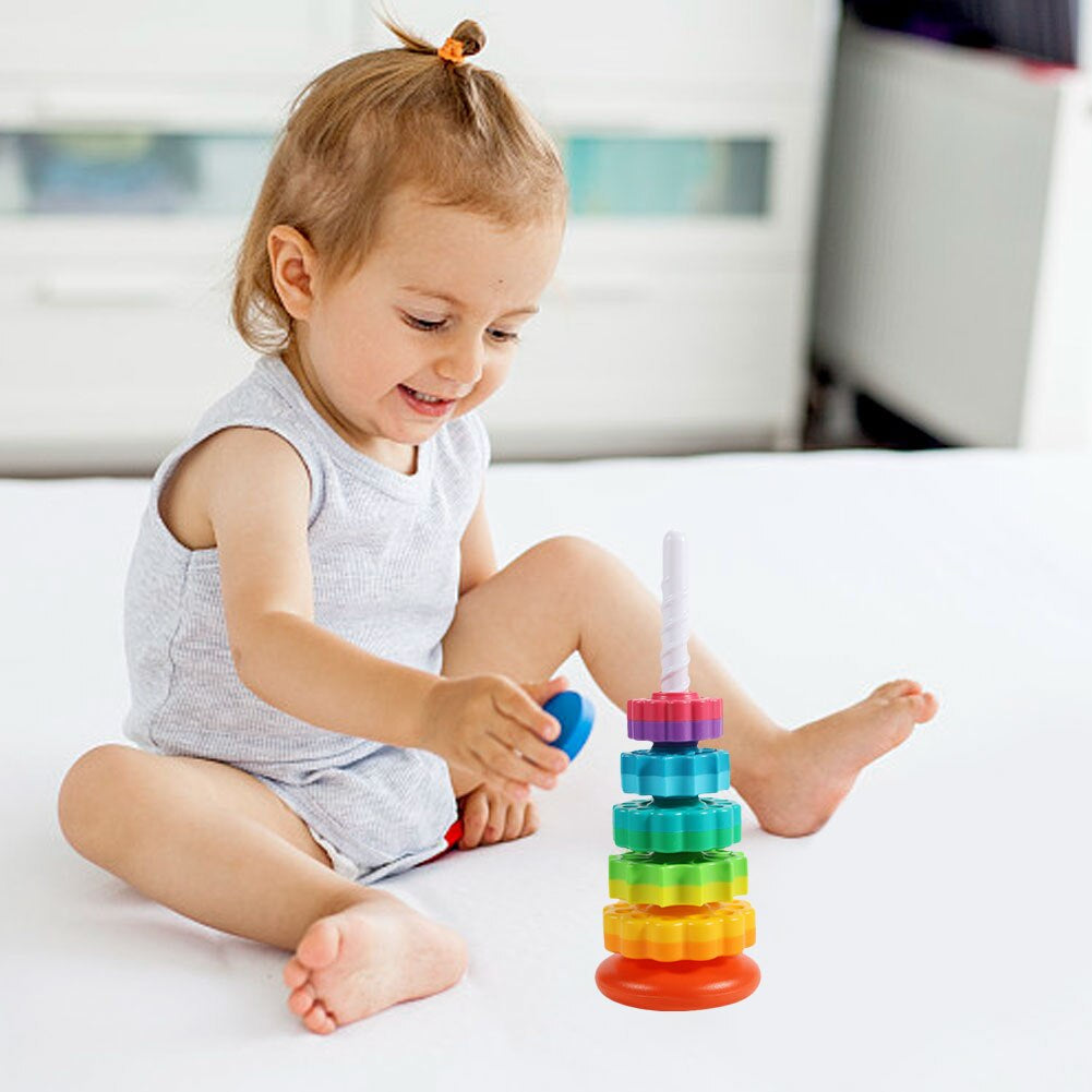 Farbturm | Entdecken durch Spielen - Stapelspielzeug für neugierige Kinder
