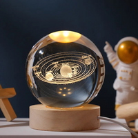 Thumbnail for StarSphere | Lleva el universo a tu habitación - Lámpara nocturna de cristal grabada en 3D