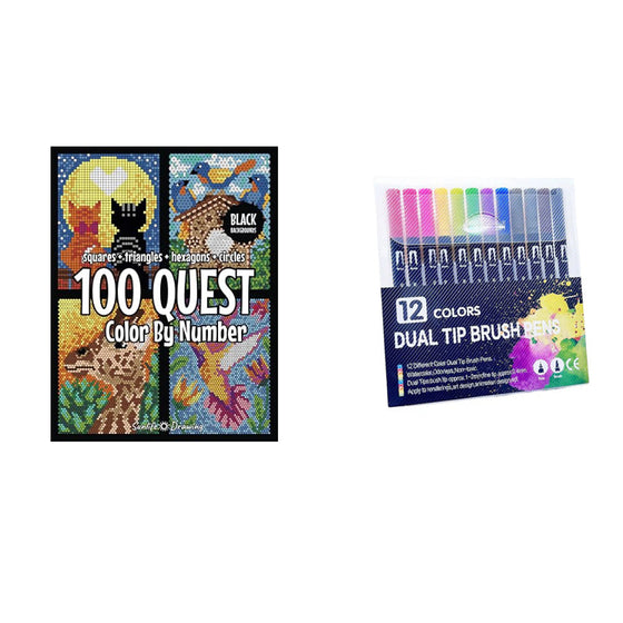 Libro para colorear | Diversión creativa - Libro para colorear educativo con reconocimiento de números