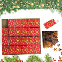 Thumbnail for Calendario de cuenta regresiva de rompecabezas navideño | Haz la Navidad mágica - Rompecabezas de 1008 piezas en 24 ventanillas
