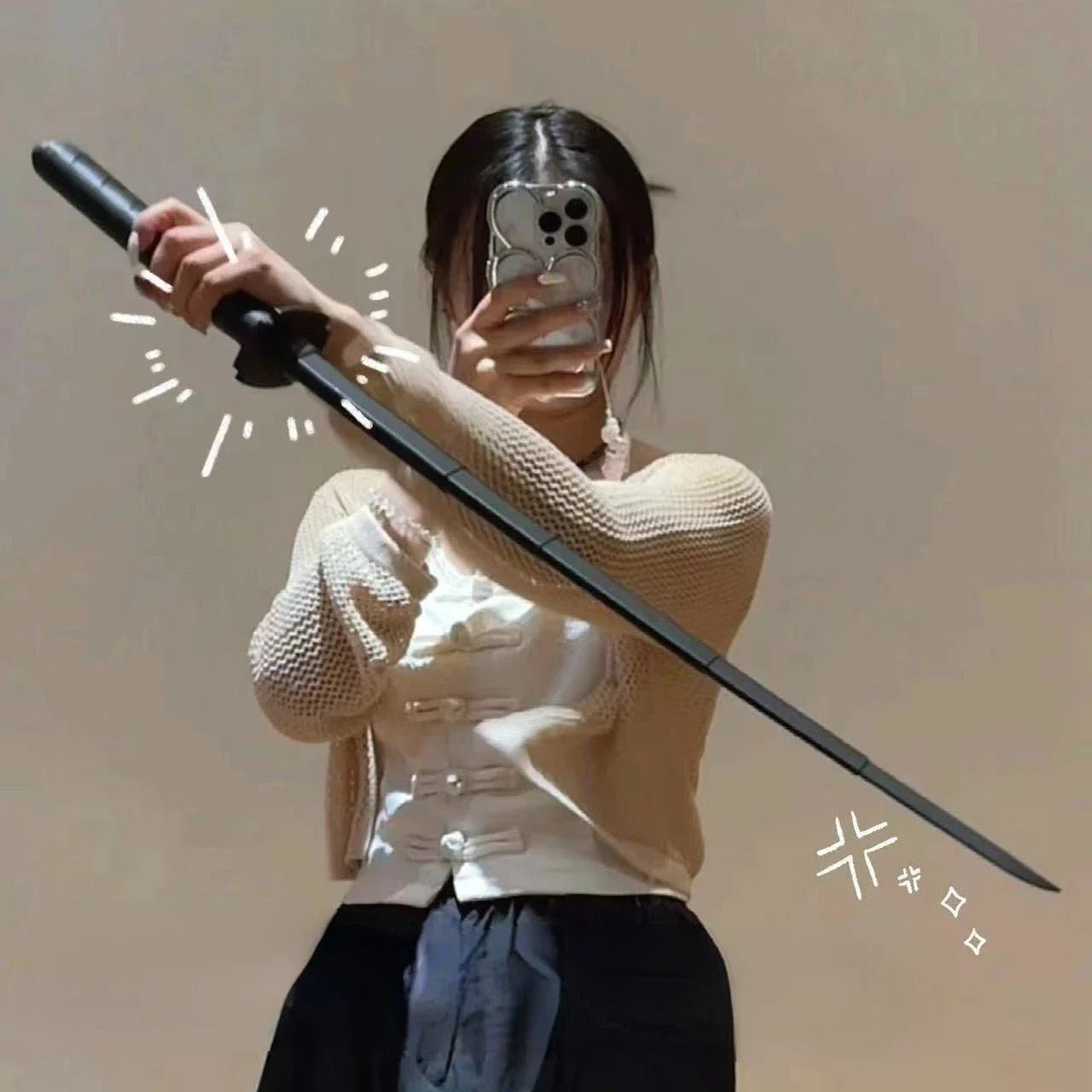 SamuraiFlow | Descubre el arte de la katana - espada samurái retráctil impresa en 3D