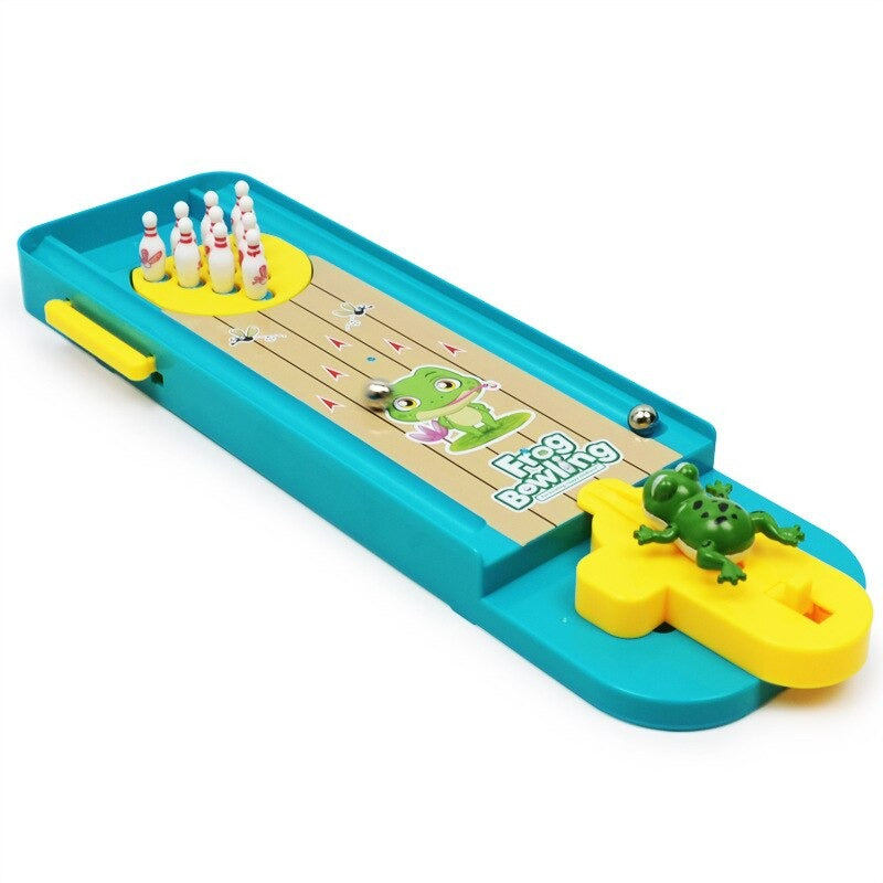 Bowling Kikker | Gezelligheid voor Kinderen - Mini Bowling Tafel Spel