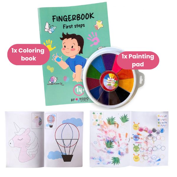 Kreativ mit Farbe | Magischer Spielspaß - Fingersmalvergnügen für kleine Künstler!