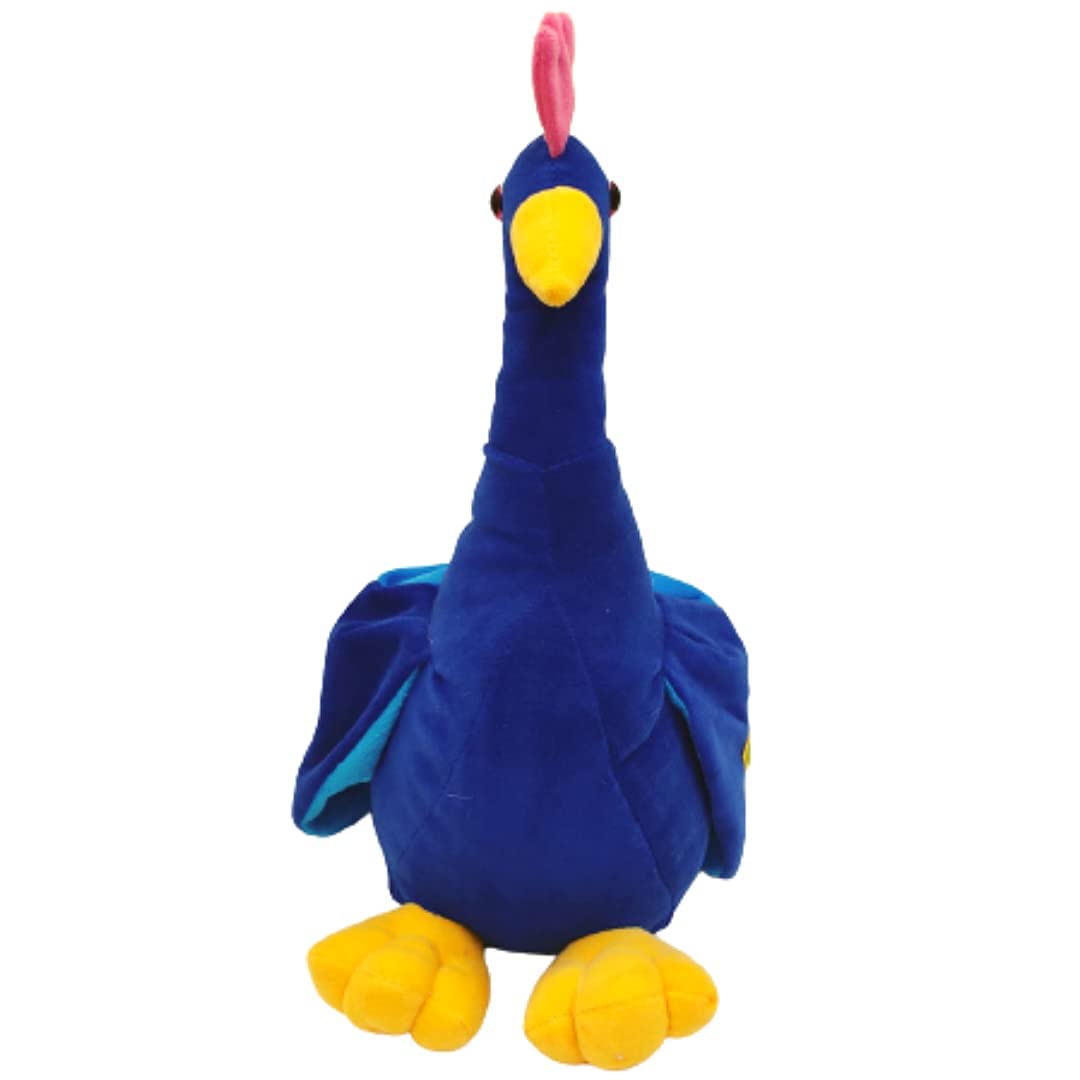 PlüschParadies | Kuscheliges Spielvergnügen - Süßer Pfau-Kuscheltier für Kinder