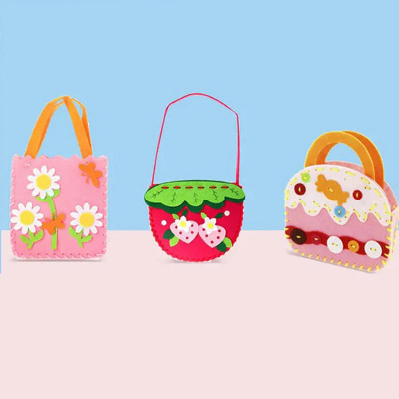 4Little DIY Tas Creatie Kit | 3-in-1 Kindertas voor Kinderen 5+ – Laat Creativiteit en Plezier Bloeien 0