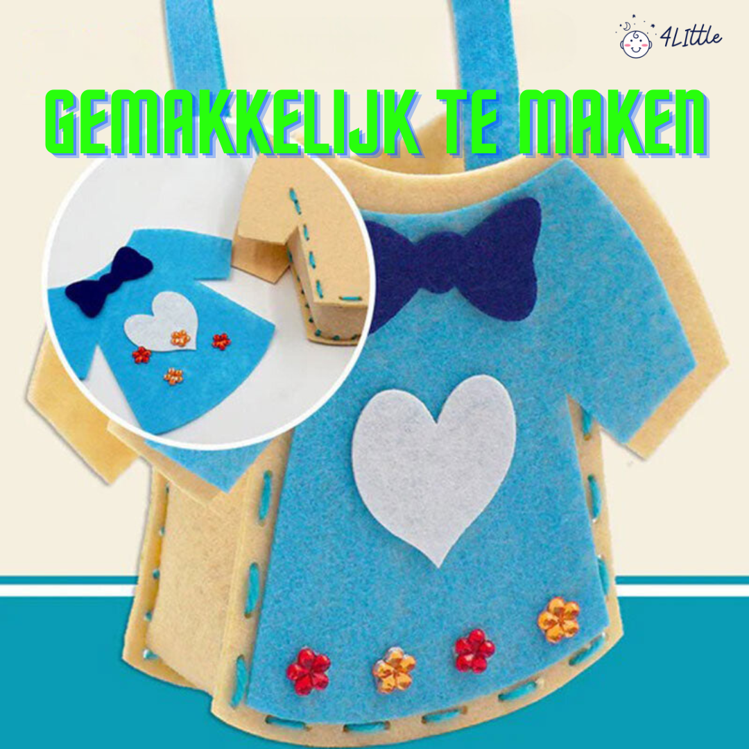 4Little DIY Tas Creatie Kit | 3-in-1 Kindertas voor Kinderen 5+ – Laat Creativiteit en Plezier Bloeien 4