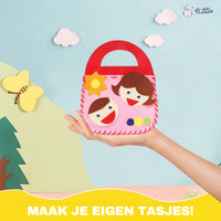 Thumbnail for 4Little DIY Tas Creatie Kit | 3-in-1 Kindertas voor Kinderen 5+ – Laat Creativiteit en Plezier Bloeien 6