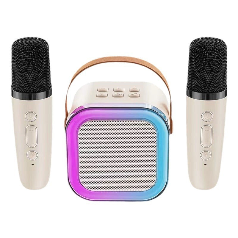 4Little Karaoke Set | Mini Karaoke met 2 Draadloze Microfoons, 3+ – Samen zingen voor eindeloos plezier 0