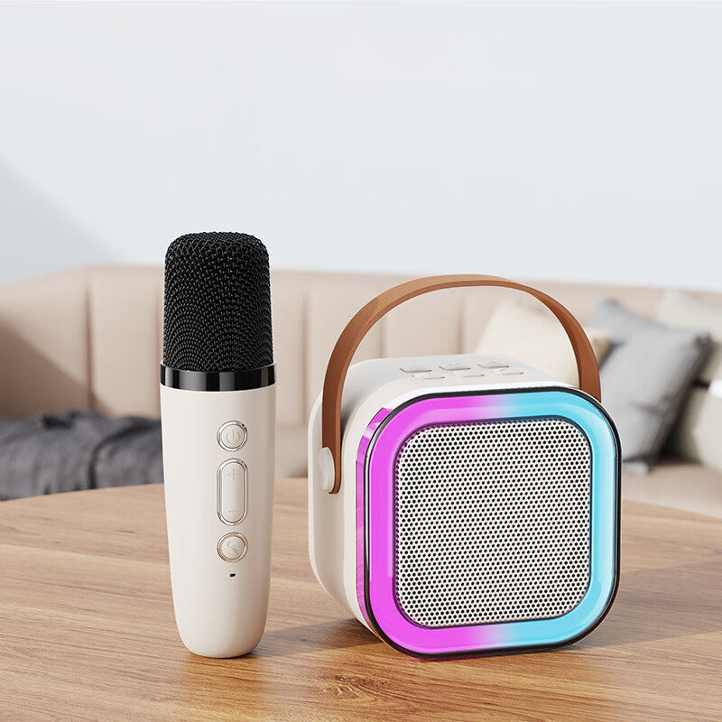 4Little Karaoke Set | Mini Karaoke met 2 Draadloze Microfoons, 3+ – Samen zingen voor eindeloos plezier 4