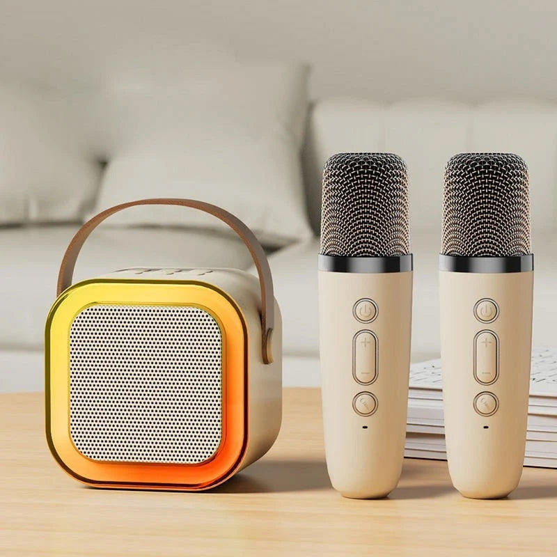 4Little Karaoke Set | Mini Karaoke met 2 Draadloze Microfoons, 3+ – Samen zingen voor eindeloos plezier 5