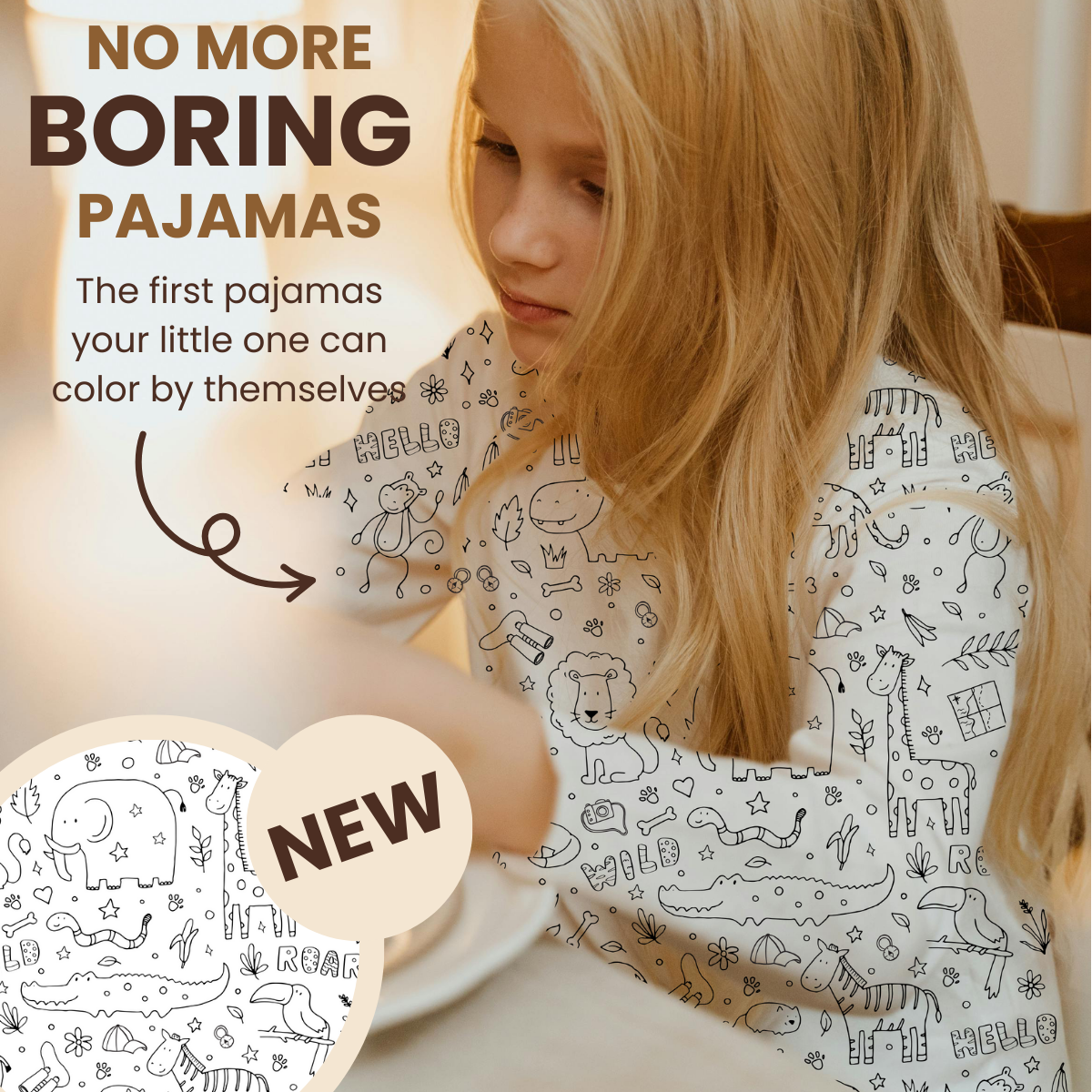 SafariDreams | Colors and wear - DIY color pajamas for creative children