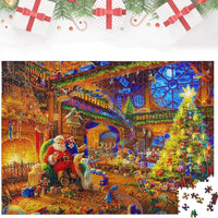 Thumbnail for Calendario de cuenta regresiva de rompecabezas navideño | Haz la Navidad mágica - Rompecabezas de 1008 piezas en 24 ventanillas