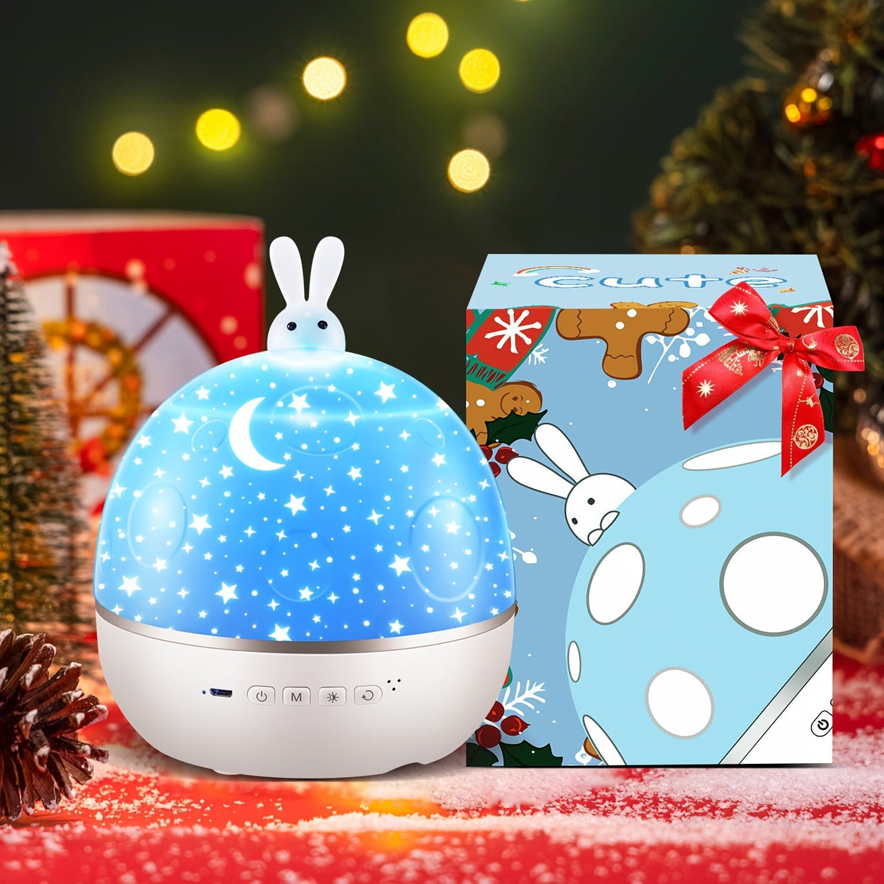 DreamBunny Projector | Turn the night into a magical star adventure - Perfect for children's rooms