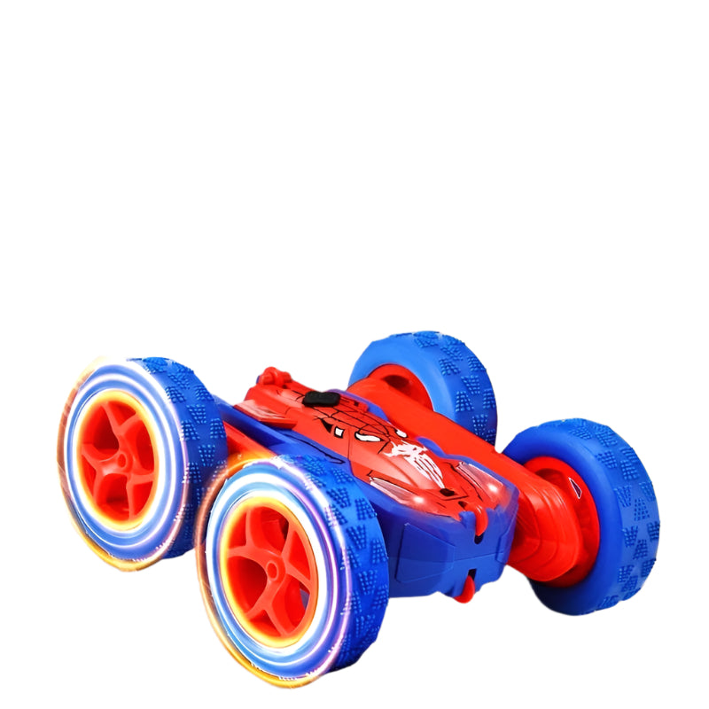 SpinMaster Coche acrobático | Espectáculo y acción - acrobacias 360° con luz y spray