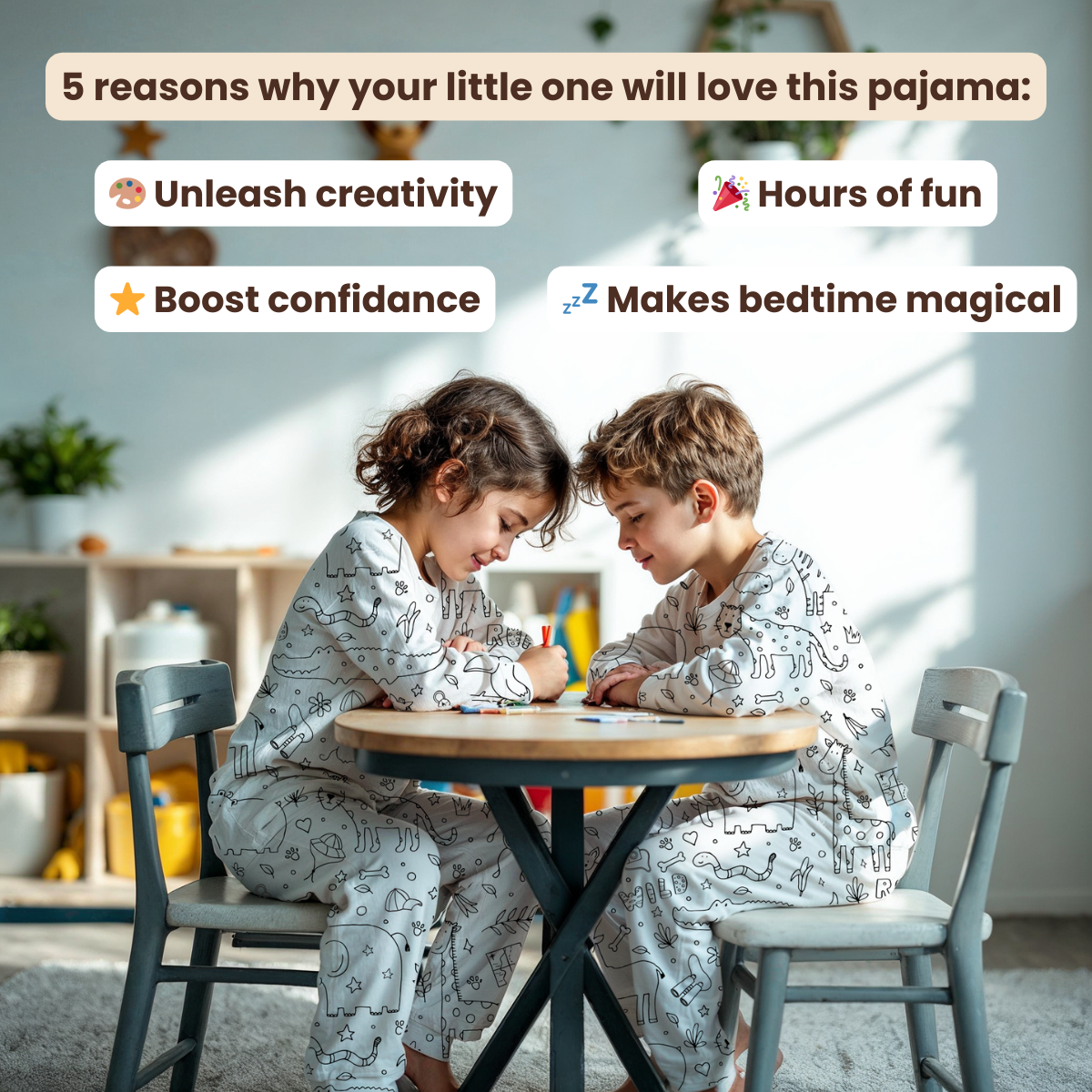SafariDreams | Colors and wear - DIY color pajamas for creative children
