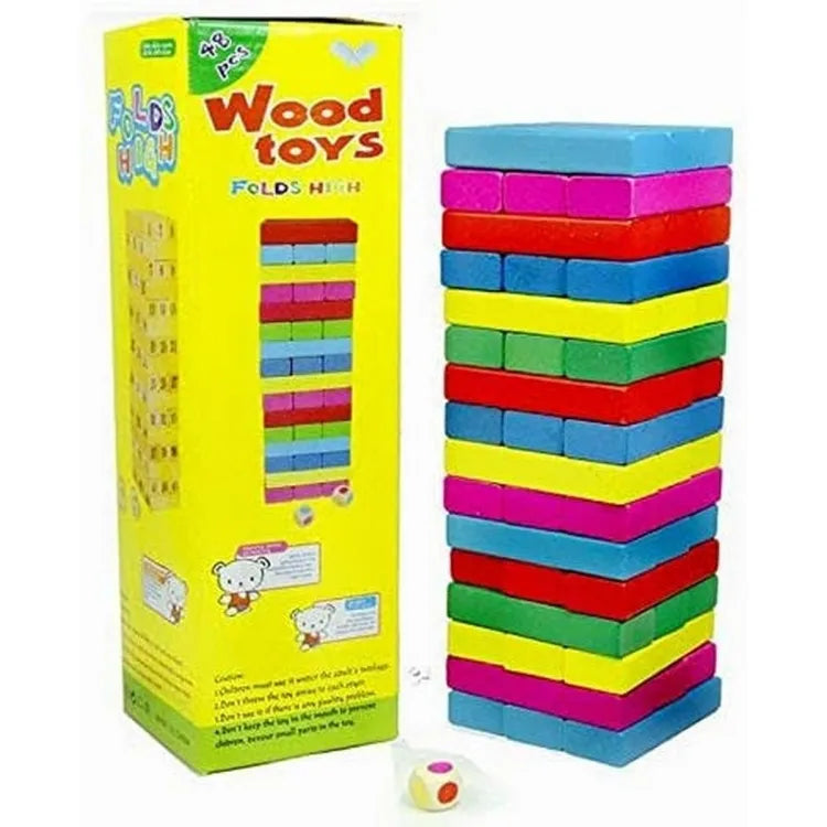 StackMaster | Diversión Viva - Juego de Torre de Madera Tumble