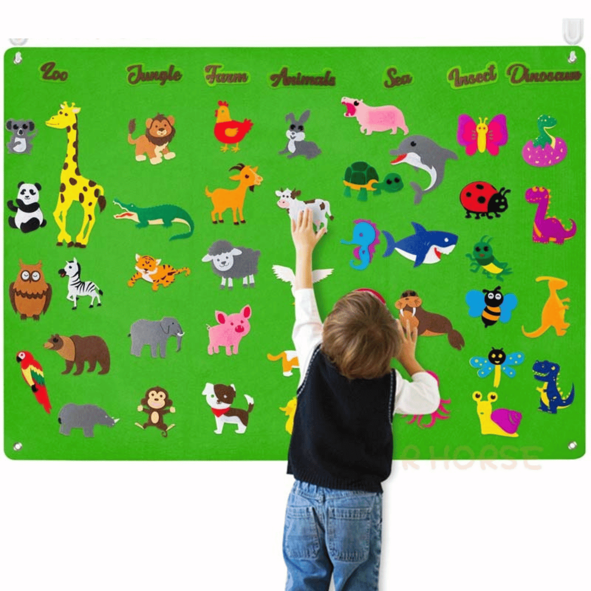 Tablero de cuentos de granja | Crea magia con historias - Juguete educativo para niños pequeños