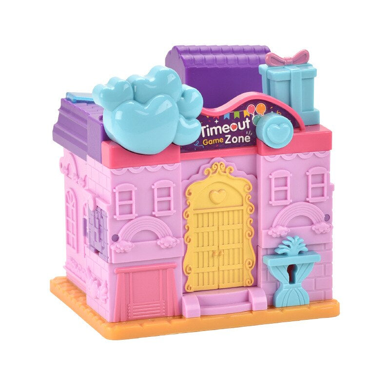 MiniWonder | Magisches Vergnügen - Mini Überraschungspuppenhaus mit Café, Zimmer und Studio für Mädchen