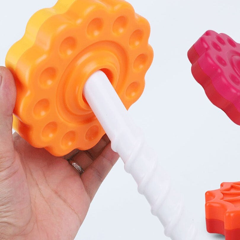 Farbturm | Entdecken durch Spielen - Stapelspielzeug für neugierige Kinder
