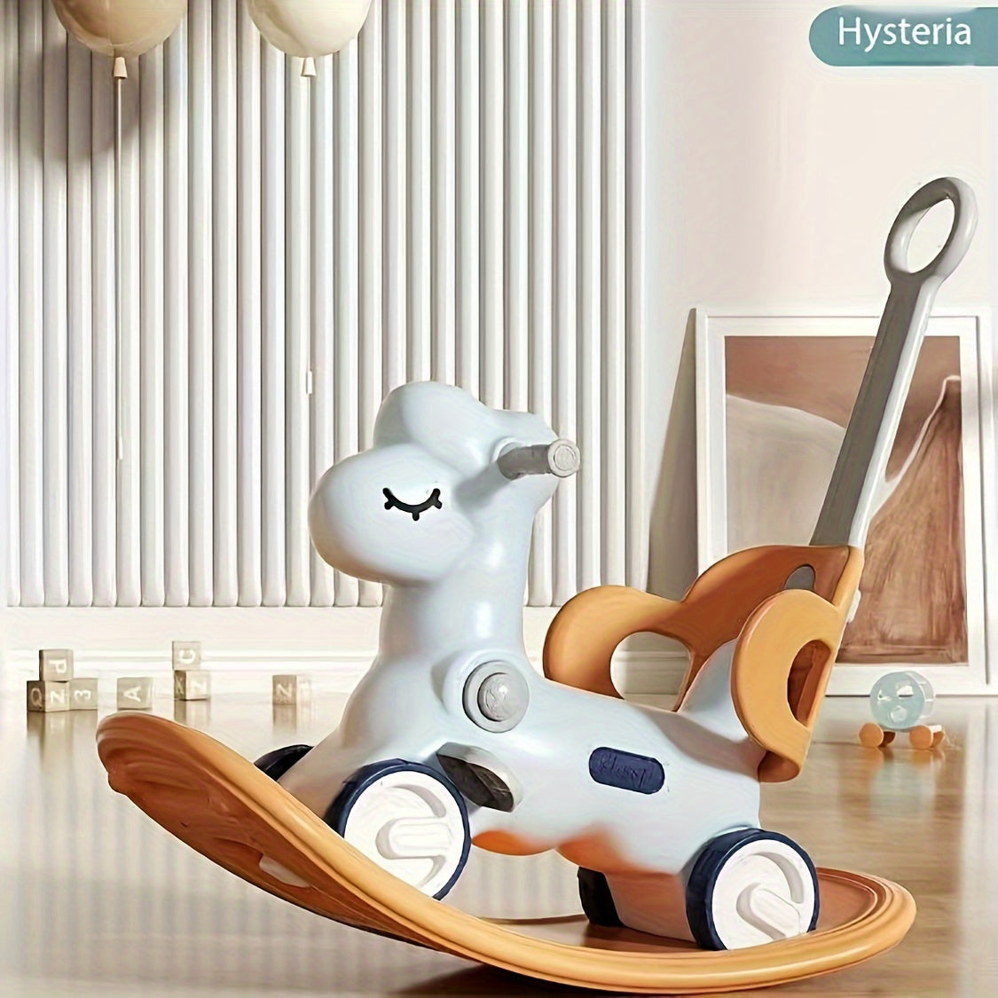 Shining Baby Rocking Horse | Magical fun for your little one - 2-in-1 Rocking Horse and Balance Bike