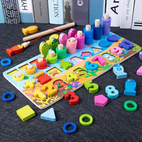 Thumbnail for EcoToys NumPuzzle | Leren tellen met plezier - Houten Montessori cijferpuzzel & visspel