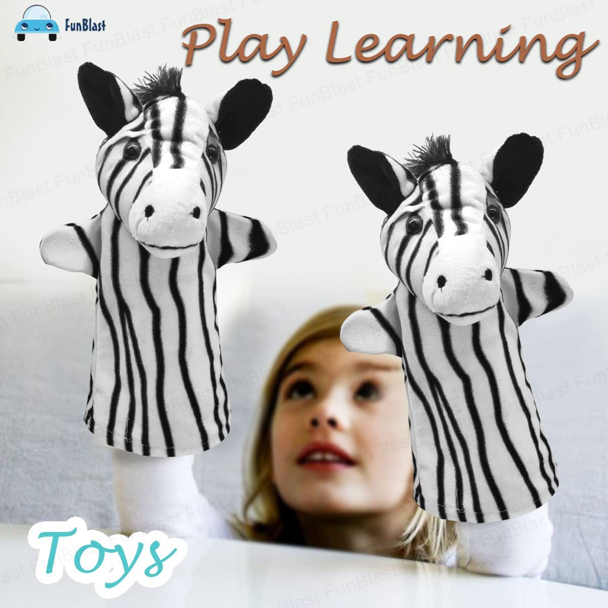 FurryTales | Bringen Sie Geschichten zum Leben - Plüsch-Handpuppenspielzeug für Kinder