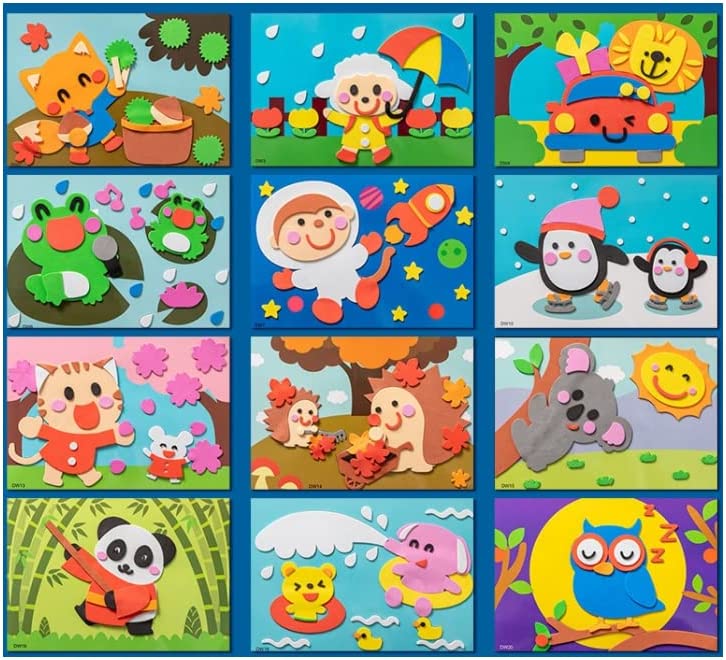 Pegatinas FoamFun | Juego Creativo - Pegatinas de Animales 3D