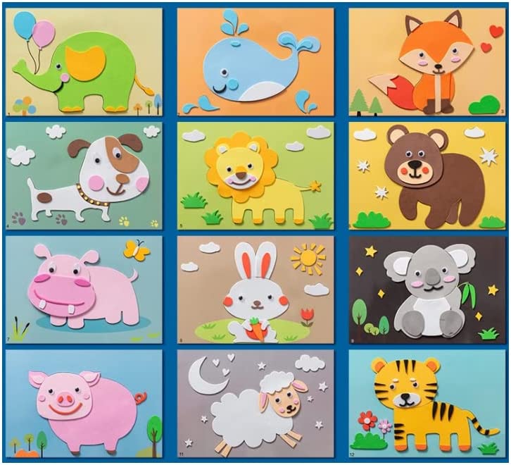 Pegatinas FoamFun | Juego Creativo - Pegatinas de Animales 3D