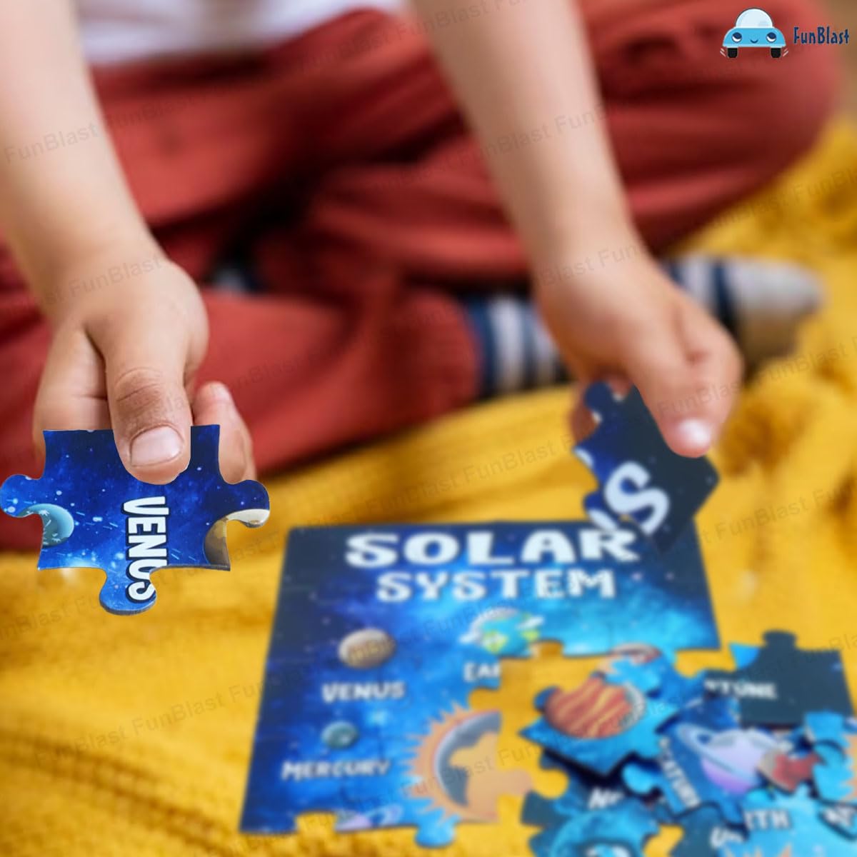 GalaxyQuest | Ontdek het universum - Houten zonnestelsel puzzel voor kinderen
