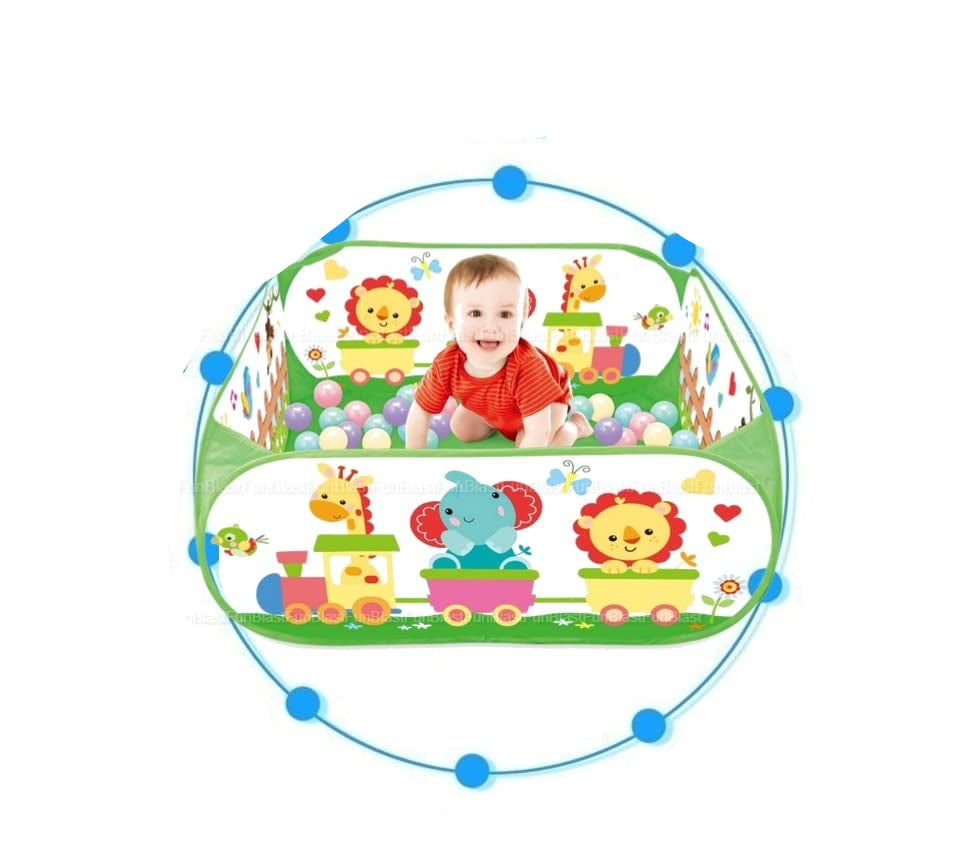 PlayHaven | Unendlicher Spielspaß - Zusammenklappbares Bällebad Zelt für Kinder