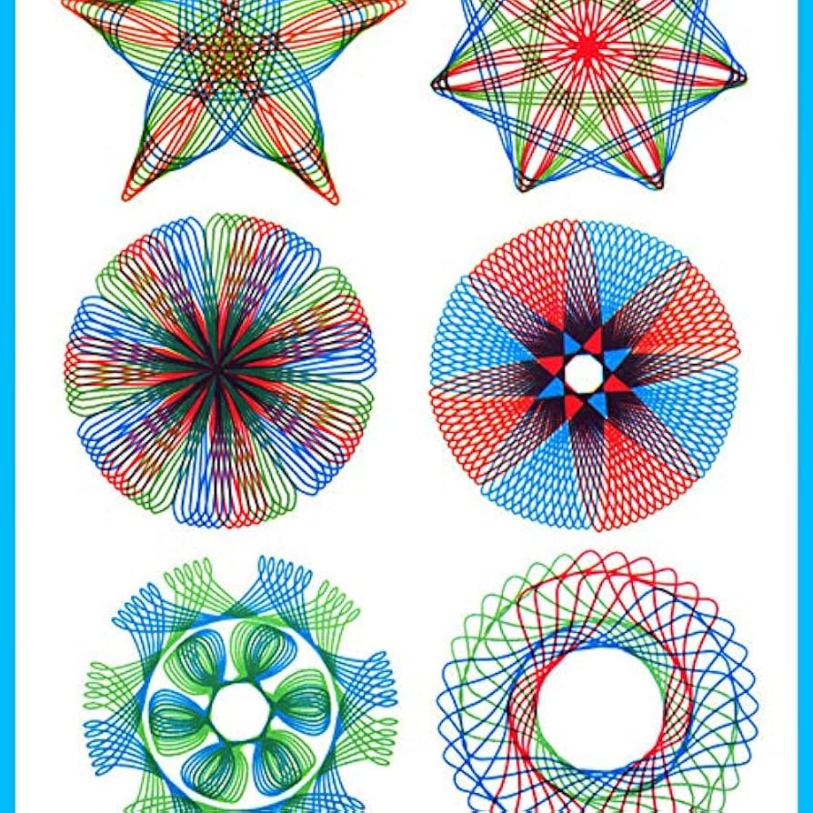 Creativio Spiro Gear | Complete Drawing Set for Creative Patterns — Children Learn to Draw Playfully