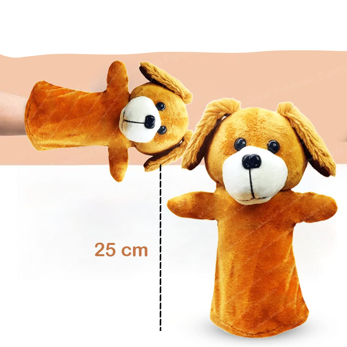 PuppetPals | Bringen Sie Geschichten zum Leben - Weiche Plüsch-Handpuppe für Kinder