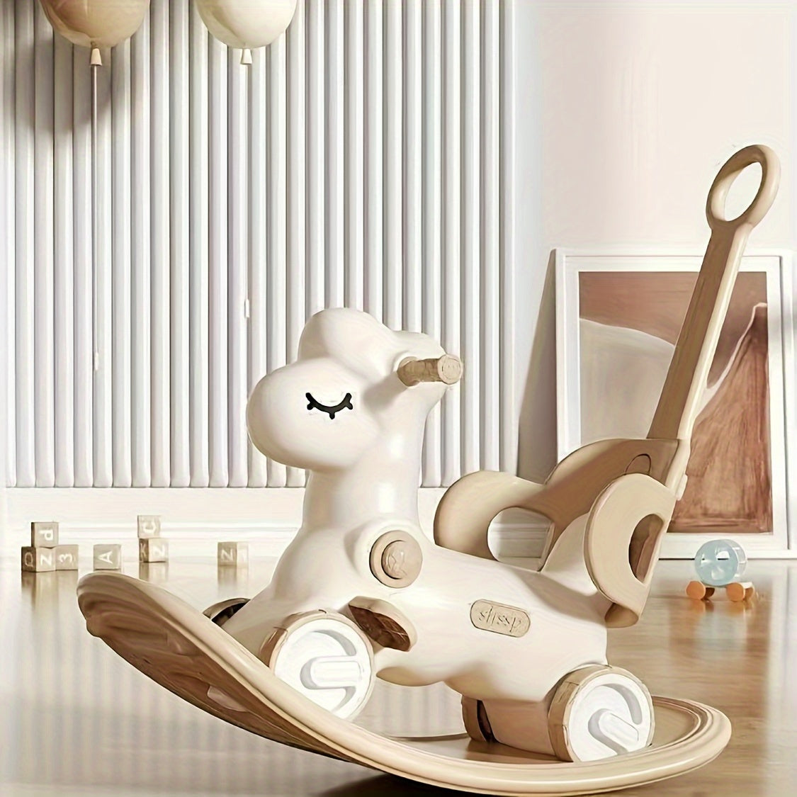 Shining Baby Rocking Horse | Magical fun for your little one - 2-in-1 Rocking Horse and Balance Bike