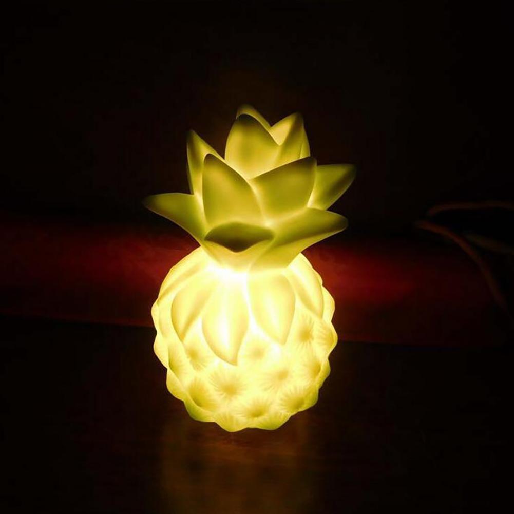 GlowBuddy | Rustgevende sfeer voor kinderen - LED Ananas Nachtlamp