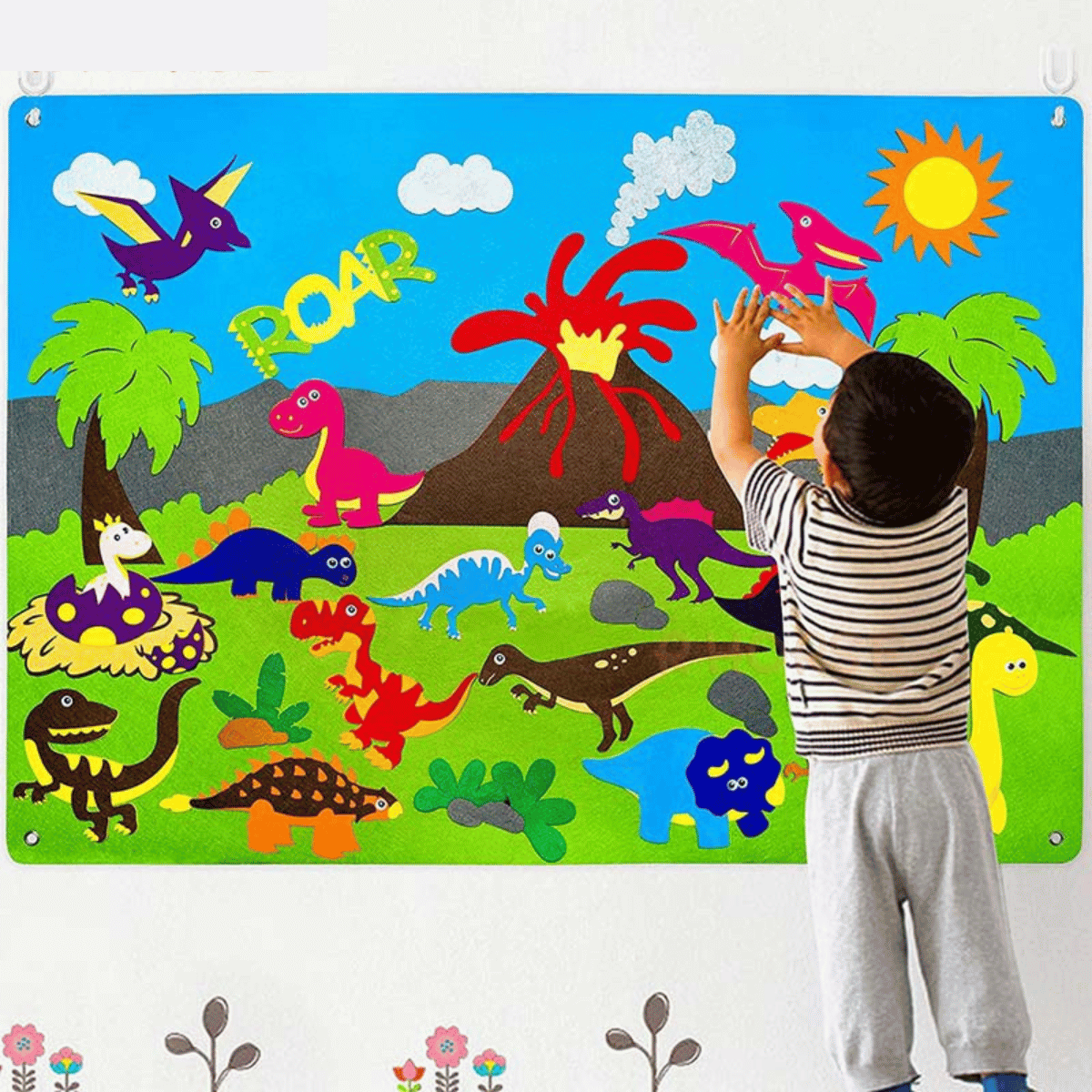 Tablero de cuentos de granja | Crea magia con historias - Juguete educativo para niños pequeños