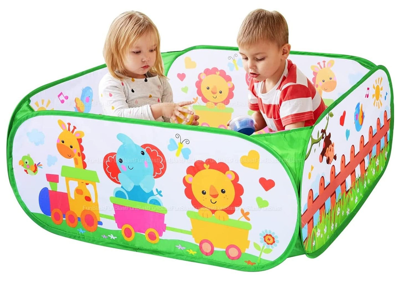 PlayHaven | Unendlicher Spielspaß - Zusammenklappbares Bällebad Zelt für Kinder