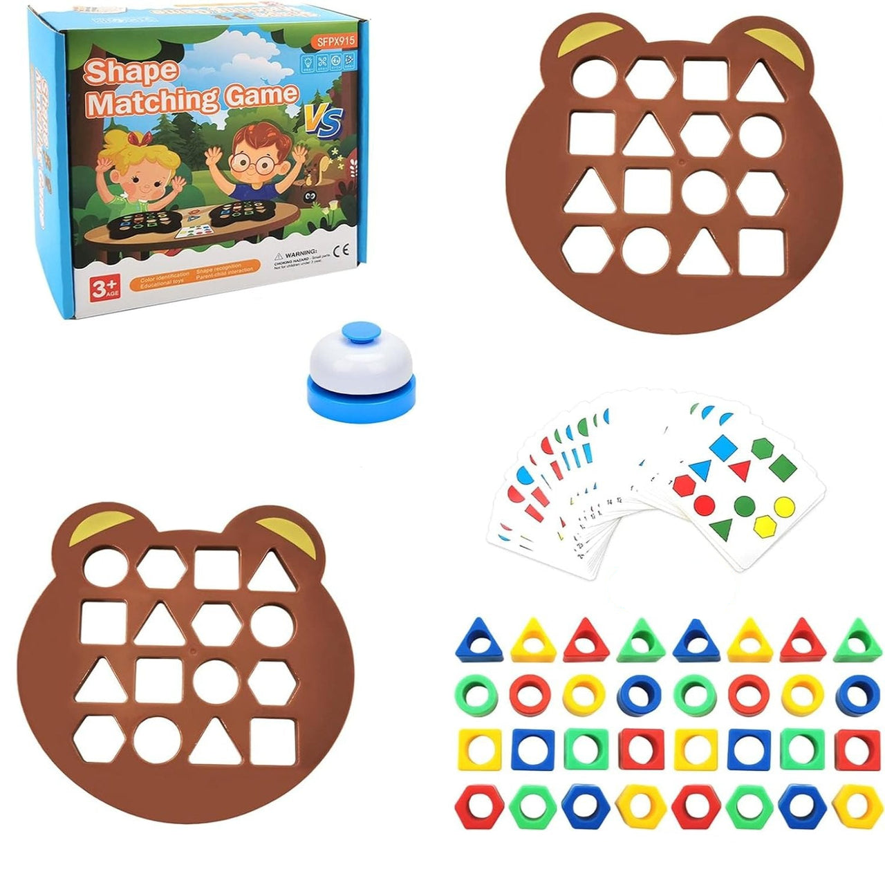 ShapeMaster | Lesen und Spielen zusammen - Formen-Spiel für Kleinkinder