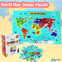 Thumbnail for GeoQuest | Entdecke die Welt spielerisch - Educative Weltkarte Puzzle für Kinder