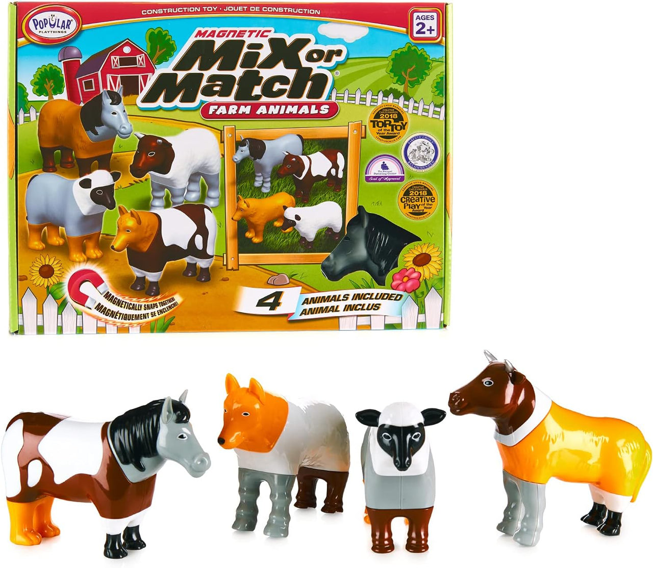 Magnetix Animal Mix™️ | Mix & Match - Educatief Magnetisch Dieren speelgoed