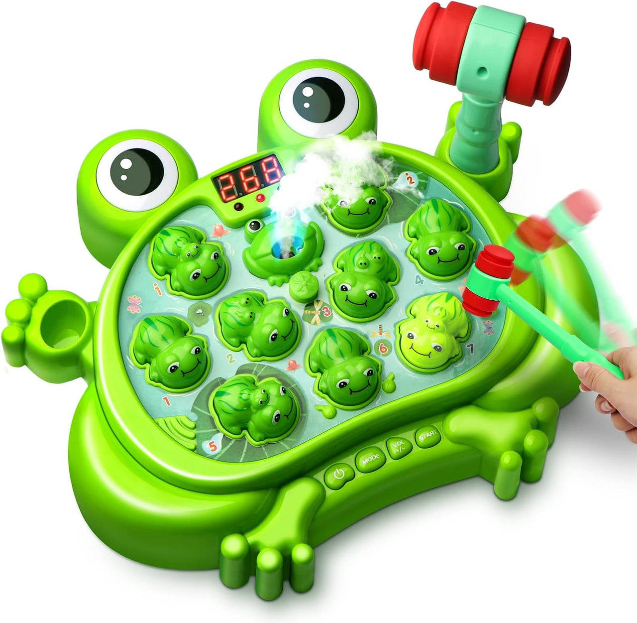 Froschspaß | Spielen, lernen und lachen - Interaktives Kinderspiel