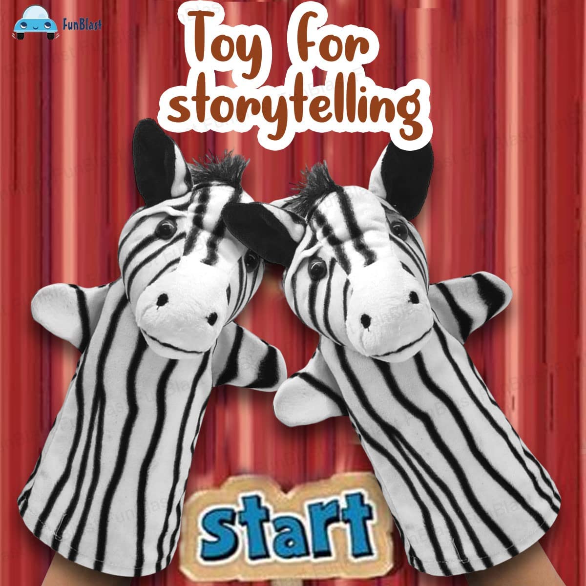 FurryTales | Bringen Sie Geschichten zum Leben - Plüsch-Handpuppenspielzeug für Kinder