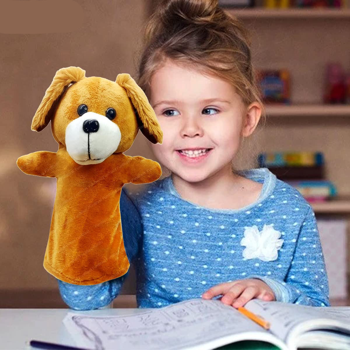 PuppetPals | Bringen Sie Geschichten zum Leben - Weiche Plüsch-Handpuppe für Kinder