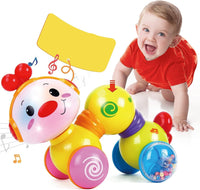 Thumbnail for CaterCrawl | Leuchtender Spielspaß - Krabbelnde Raupe Spielzeug für Kleinkinder, interaktiv & lehrreich