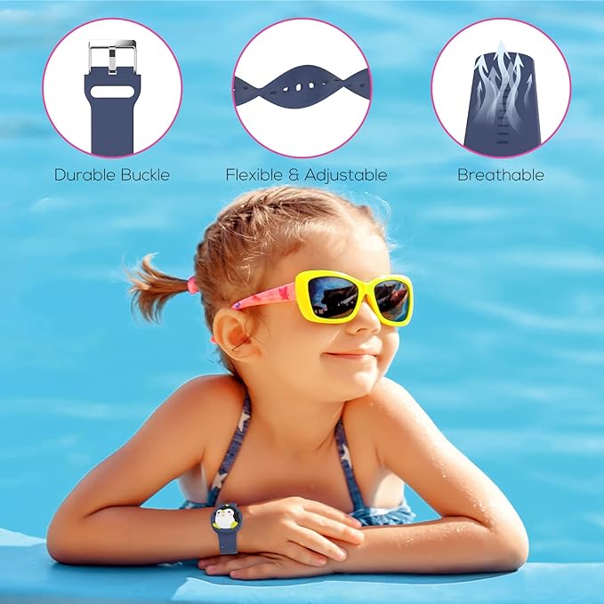 AquaTrack Duo | Veilige Kinderarmband - Schattig & Waterdicht