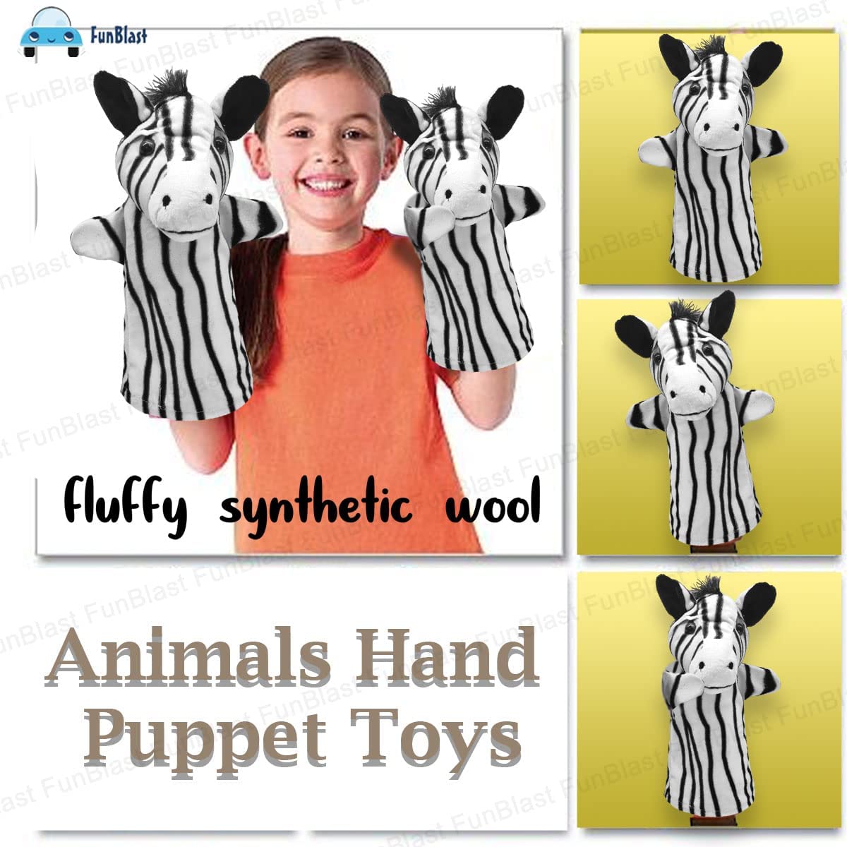 FurryTales | Bringen Sie Geschichten zum Leben - Plüsch-Handpuppenspielzeug für Kinder