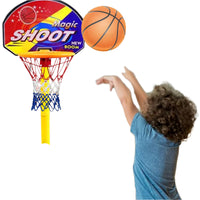 Thumbnail for HoopStars | Disfrute de juego interminable - Set de baloncesto ajustable para niños con balón, aro y red