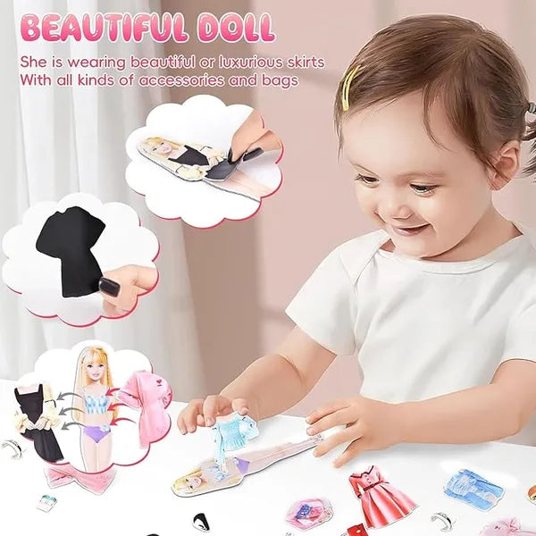 Magnetix PrincessPlay | Deja que tu fantasía cobre vida – Juego de disfraces magnético de princesas